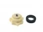 Preview: Sterngriffmutter M6 beige passend für MZ ES ETS ohne Loch mit Gummi Preview: Sterngriffmutter M6 beige passend für MZ ES ETS ohne Loch mit Gummi