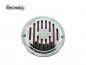 Preview: Hupe Jawa 6V silberne Pal-Plakette innen rot Preview: Hupe Jawa 6V silberne Pal-Plakette innen rot