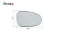 Preview: Spiegelglas Niere MZ 106x89 Preview: Spiegelglas Niere MZ 106x89