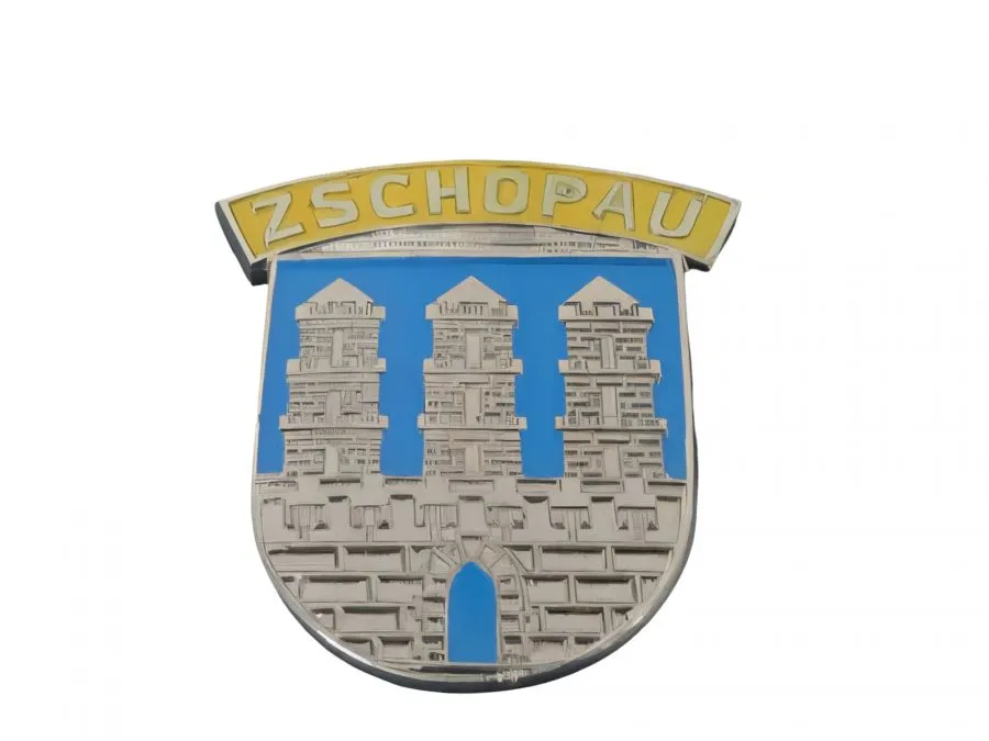 Plakette Zschopau passend für MZ ES gerade Plakette Zschopau passend für MZ ES gerade