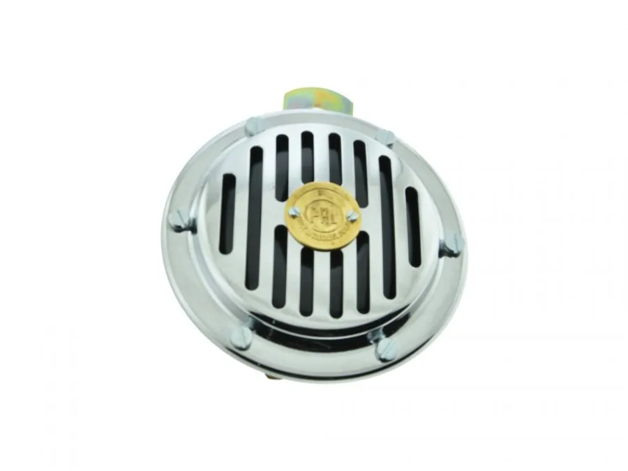 Hupe Jawa 6V goldene Pal-Plakette innen schwarz Hupe Jawa 6V goldene Pal-Plakette innen schwarz