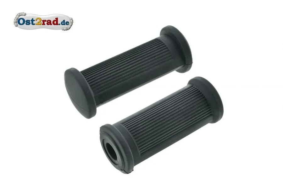 2X Fußrastengummis schwarz, oval für Simson AWO 425 längsgerippt 2X Fußrastengummis schwarz, oval für Simson AWO 425 längsgerippt