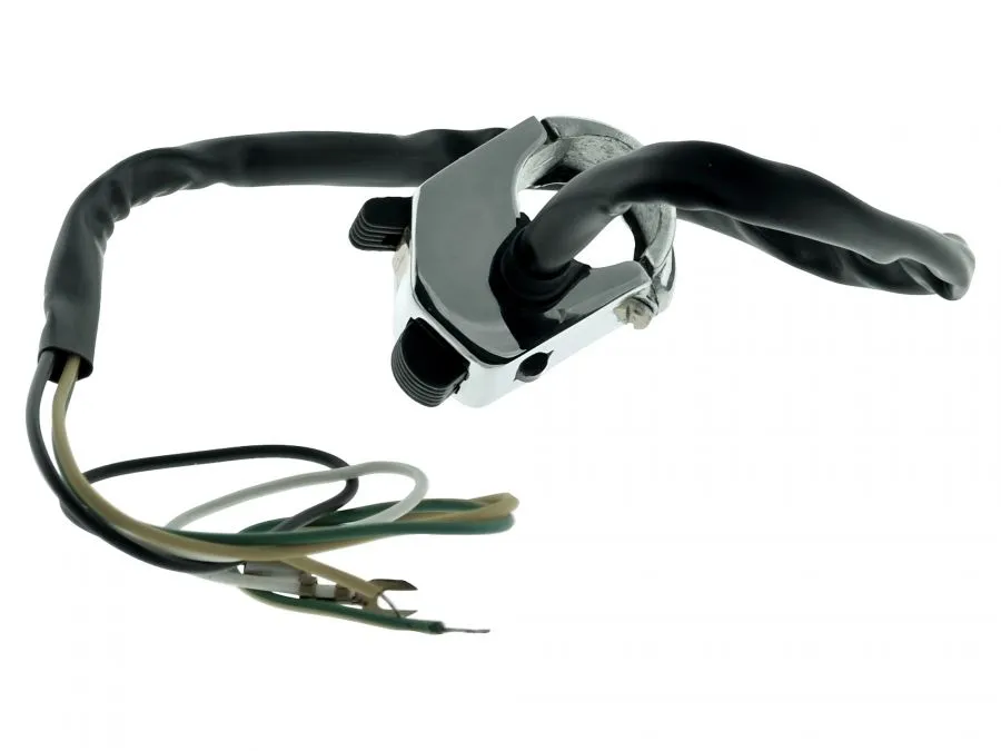 Abblendschalter mit Hupenknopf für AWO SR2 IWL alte Ausführung schmal Abblendschalter mit Hupenknopf für AWO SR2 IWL alte Ausführung schmal