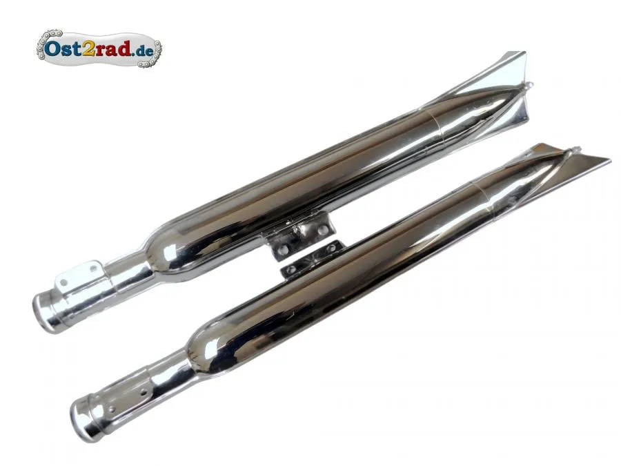 Auspuff Paar Jawa CZ 125 150 175 Typ 351 352 355 356 Fisch Auspuff Paar Jawa CZ 125 150 175 Typ 351 352 355 356 Fisch