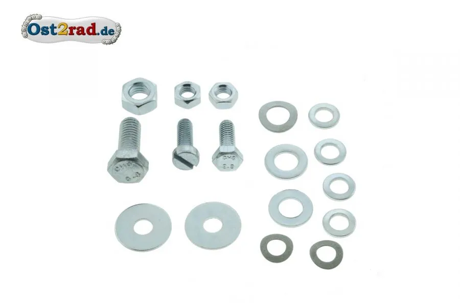 Befestigungs Set Kotflügel Endstück MZ ES, ETS, TS 125-150 Befestigungs Set Kotflügel Endstück MZ ES, ETS, TS 125-150