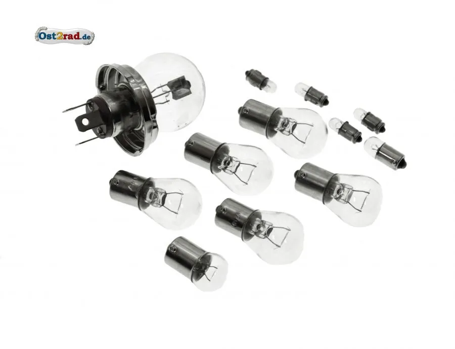 Birnensatz Glühlampen 6V passend für MZ TS 125 150 250 - BILUX Birnensatz Glühlampen 6V passend für MZ TS 125 150 250 - BILUX
