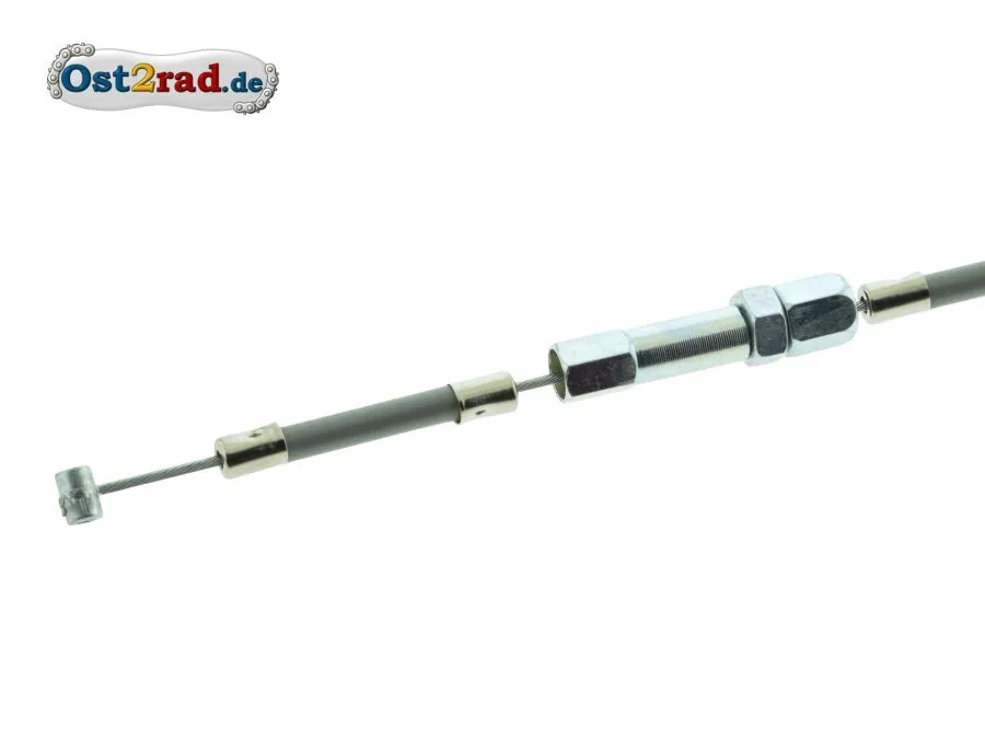 Bowdenzug Starter SILBERGRAU BVF-Vergaser KR51-1 SR4- mit Stellschraube Bowdenzug Starter SILBERGRAU BVF-Vergaser KR51-1 SR4- mit Stellschraube