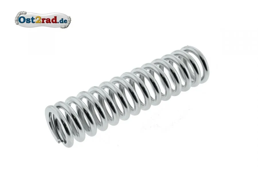 Druckfeder für Federbein außenliegend für Simson S50 S51 SR50, Chrom Druckfeder für Federbein außenliegend für Simson S50 S51 SR50, Chrom