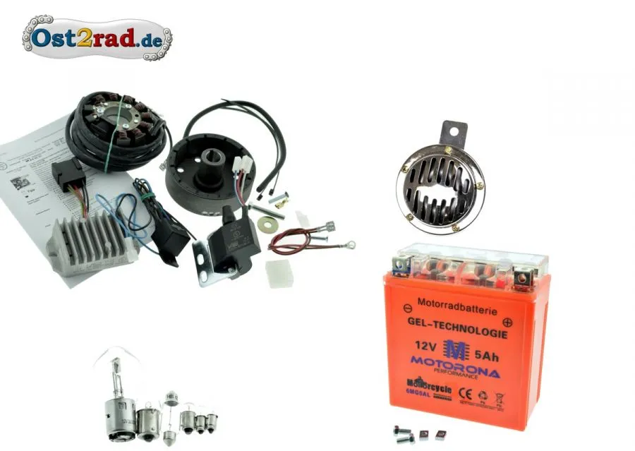 Elektronische Zündung Umrüstsatz Vape 12V für RT125/3 12V komplett Elektronische Zündung Umrüstsatz Vape 12V für RT125/3 12V komplett