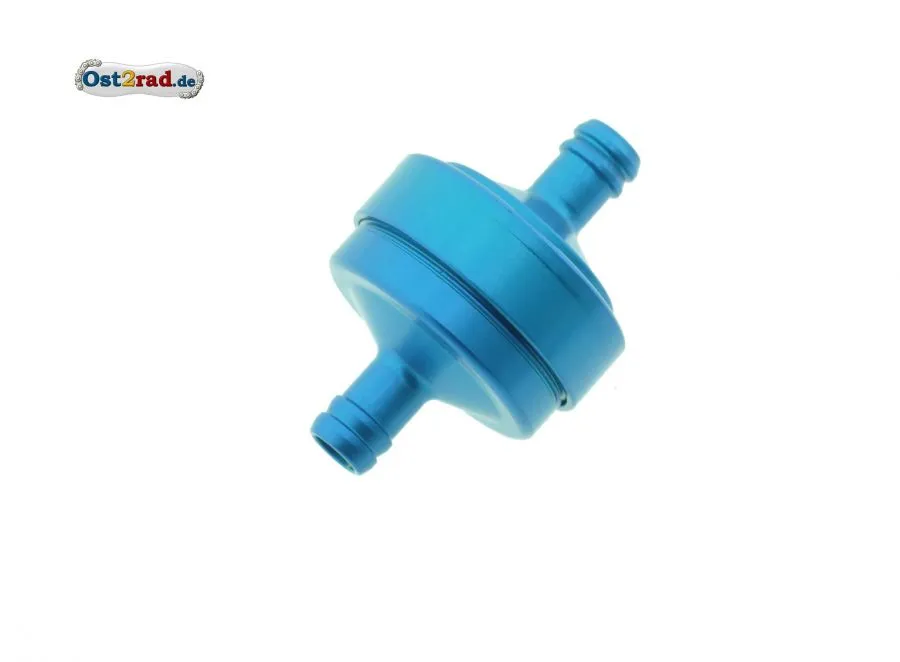 FILU Leitungsfilter Alu BLAU für Benzinschlauch 7mm FILU Leitungsfilter Alu BLAU für Benzinschlauch 7mm