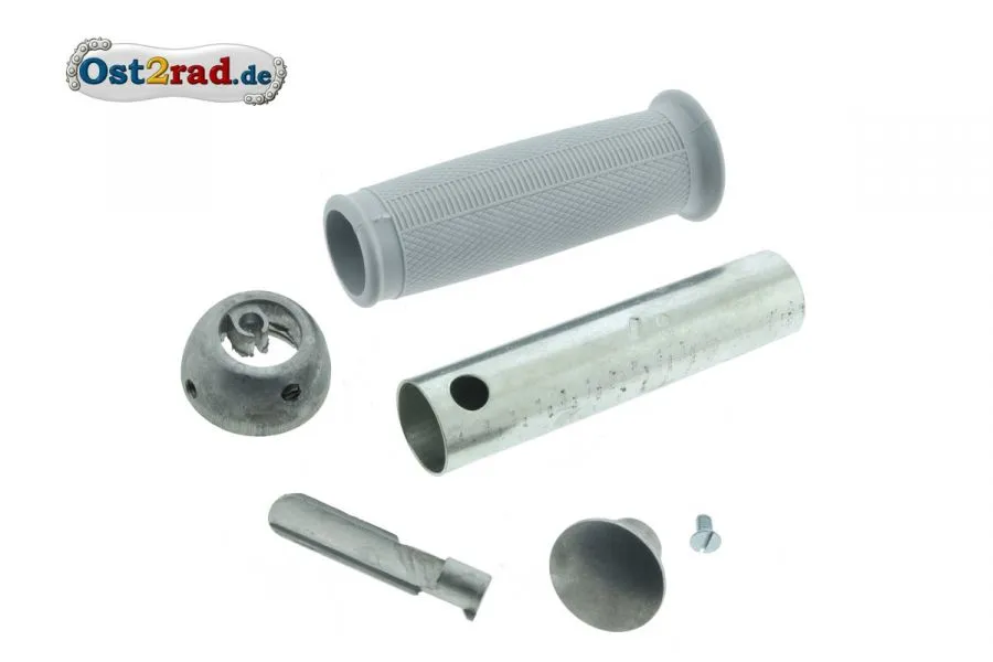 Gasgriff Set Schiebegas GRAU Jawa Perak und 353 354 Gasgriff Set Schiebegas GRAU Jawa Perak und 353 354