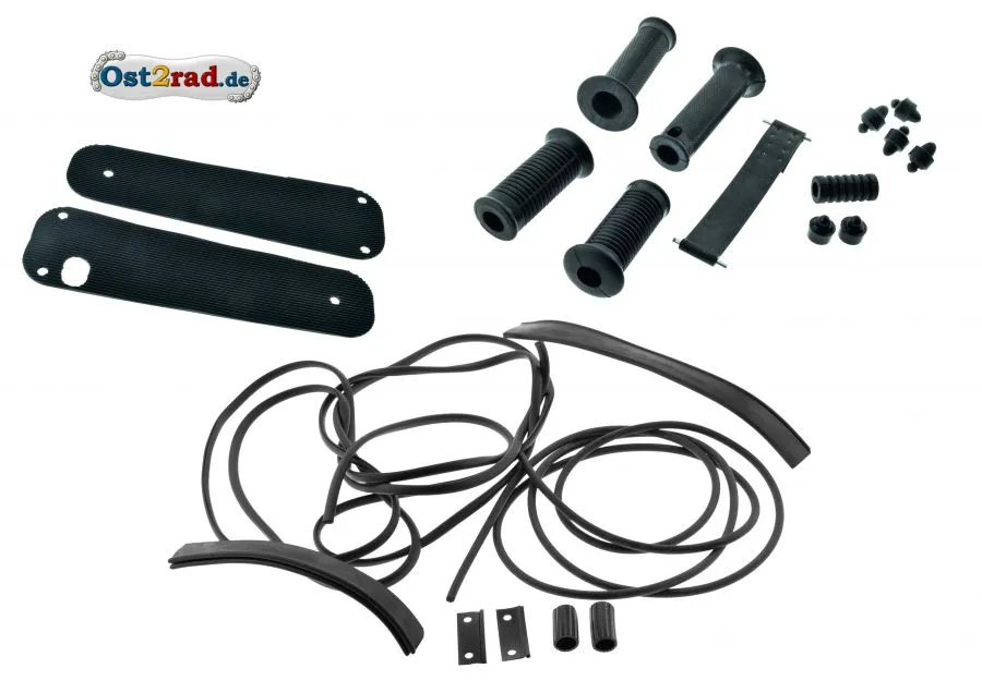Gummisatz und Kedersatz GROSS Schwalbe KR51 23-teilig SCHWARZ Gummisatz und Kedersatz GROSS Schwalbe KR51 23-teilig SCHWARZ