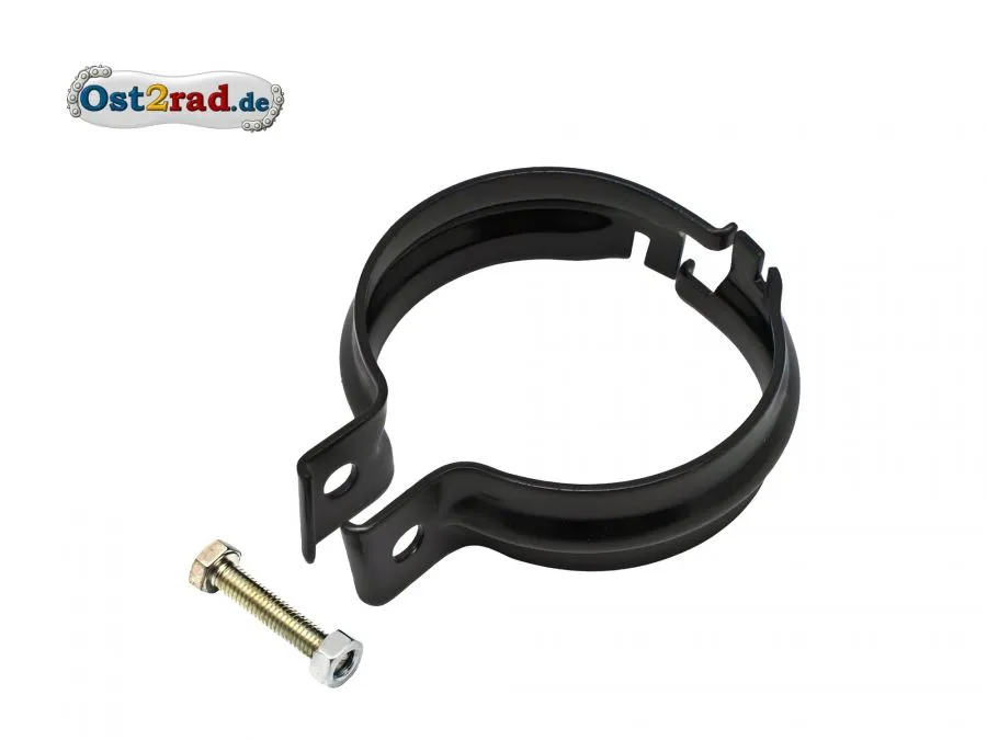 Hintere Auspuffhalteschelle schwarz Simson S50 S51 KR51 SR50 Hintere Auspuffhalteschelle schwarz Simson S50 S51 KR51 SR50