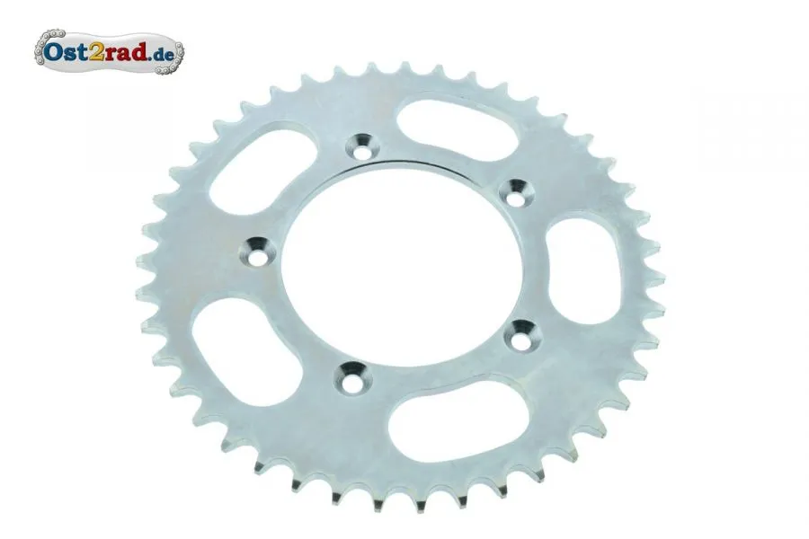 Hinteres Kettenrad, Zahnkranz RESO 43 Zähne Simson S51 SR50 Hinteres Kettenrad, Zahnkranz RESO 43 Zähne Simson S51 SR50