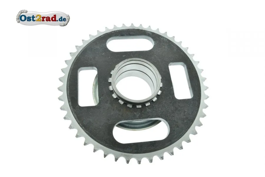Kettenrad hinten komplett Jawa 46Z Jawa 355 356 CZ 125 175 250 Kettenrad hinten komplett Jawa 46Z Jawa 355 356 CZ 125 175 250