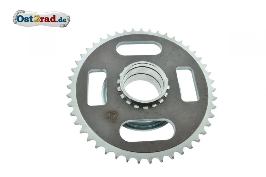 Kettenrad hinten komplett Jawa 47Z Jawa 355 356 CZ 125 175 250 Kettenrad hinten komplett Jawa 47Z Jawa 355 356 CZ 125 175 250