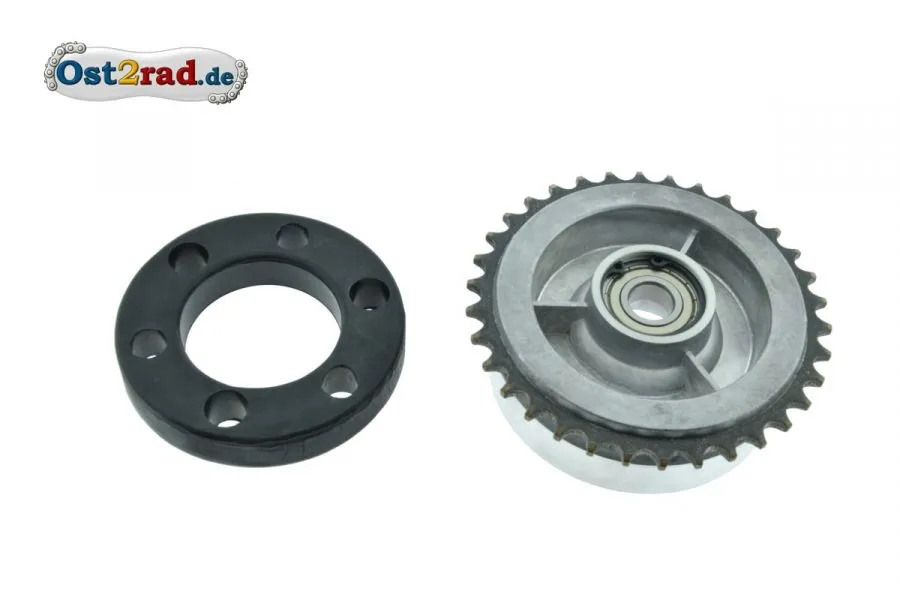 Kettenrad Mitnehmer montiert MIT Gummi für Simson KR51 S50 S51 34Z Kettenrad Mitnehmer montiert MIT Gummi für Simson KR51 S50 S51 34Z