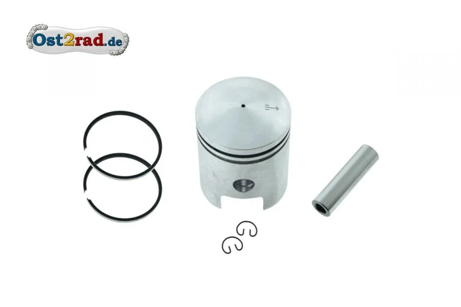Kolben komplett IFA RT125 mit 12mm Kolbenbolzen - 52,97mm Kolben komplett IFA RT125 mit 12mm Kolbenbolzen - 52,97mm