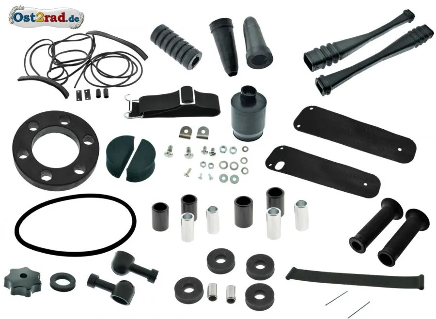 Komplett SET Gummiteile für Simson Schwalbe KR51/1 Komplett SET Gummiteile für Simson Schwalbe KR51/1