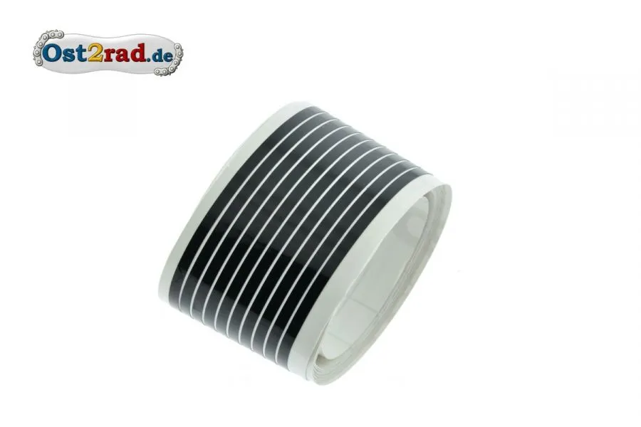 Linierstreifen Liniersatz Oldtimer Jawa RT SR2 ES AWO BK 2,0 mm SCHWARZ Linierstreifen Liniersatz Oldtimer Jawa RT SR2 ES AWO BK 2,0 mm SCHWARZ
