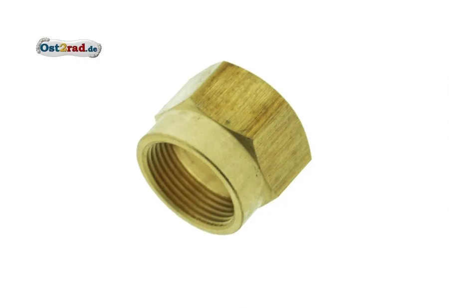 Überwurfmutter M16x1 für Benzinhahn Messing passend für MZ AWO Simson IWL Überwurfmutter M16x1 für Benzinhahn Messing passend für MZ AWO Simson IWL