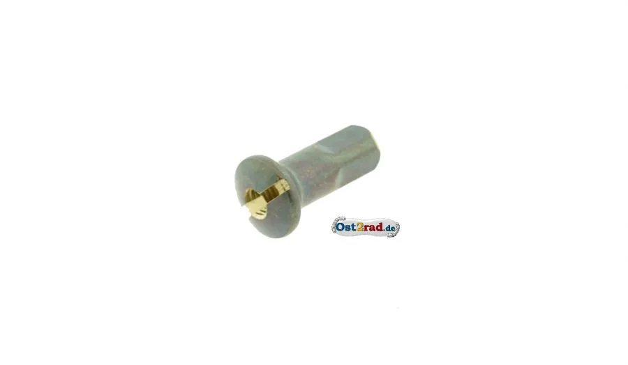 Nippel für Speiche M4 Messing blank, Länge 18mm Nippel für Speiche M4 Messing blank, Länge 18mm