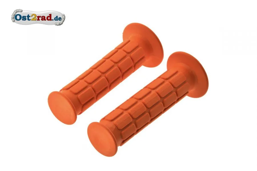 Paar Lenkergriffgummi S50 S51 SR50 MZ RacingOrange, 1. Qualität Paar Lenkergriffgummi S50 S51 SR50 MZ RacingOrange, 1. Qualität