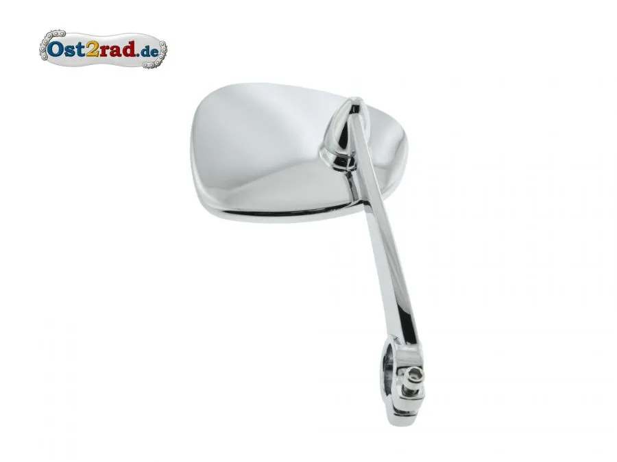 Rechter Lenkerklemmspiegel Niere für Simson, MZ, Jawa, IWL Chrom Rechter Lenkerklemmspiegel Niere für Simson, MZ, Jawa, IWL Chrom