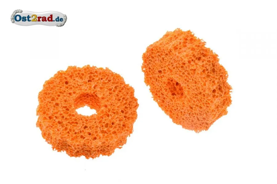 Satz Lenkerschutzring aus Moosgummi Universal Orange Satz Lenkerschutzring aus Moosgummi Universal Orange