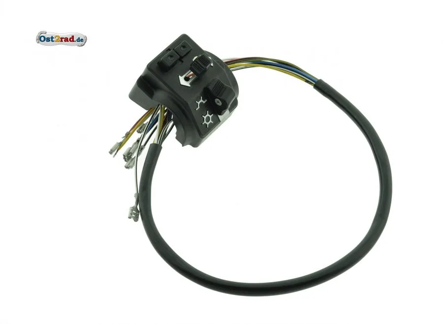 Schalterkombination mit Kabel Lenker passend für MZ ETZ - Variante 1 Schalterkombination mit Kabel Lenker passend für MZ ETZ - Variante 1
