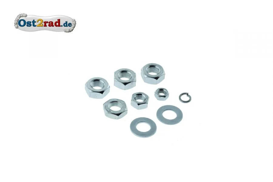 Schraubensatz Fahrgestell Hinterradnabe SIMSON SR1 Schraubensatz Fahrgestell Hinterradnabe SIMSON SR1