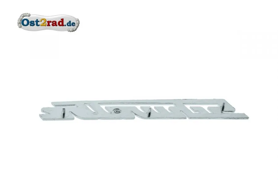 Schriftzug Schwalbe für Beinblech KR51 Aluminium SILBER Schriftzug Schwalbe für Beinblech KR51 Aluminium SILBER