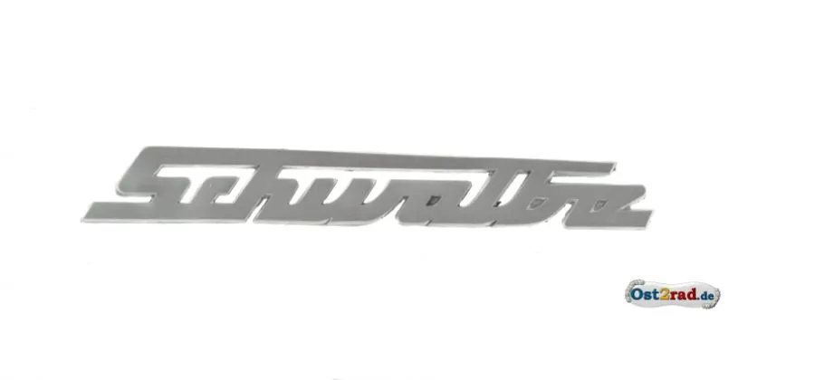 Schriftzug Schwalbe für Beinblech KR51 Aluminium POLIERT Schriftzug Schwalbe für Beinblech KR51 Aluminium POLIERT