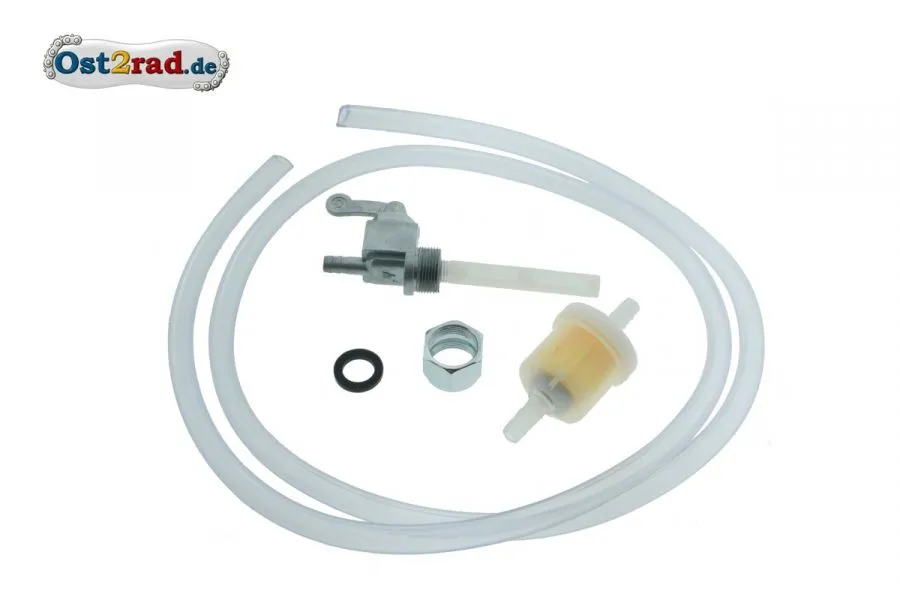 Set Benzinhahn OHNE Wassersack inkl. Benzinschlauch und Leitungsfilter MZ IWL Simson Set Benzinhahn OHNE Wassersack inkl. Benzinschlauch und Leitungsfilter MZ IWL Simson