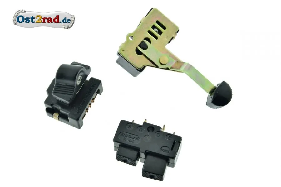 Set Schalter für Schalterkombination für MZ ETZ und Simson SR50 S51 Set Schalter für Schalterkombination für MZ ETZ und Simson SR50 S51