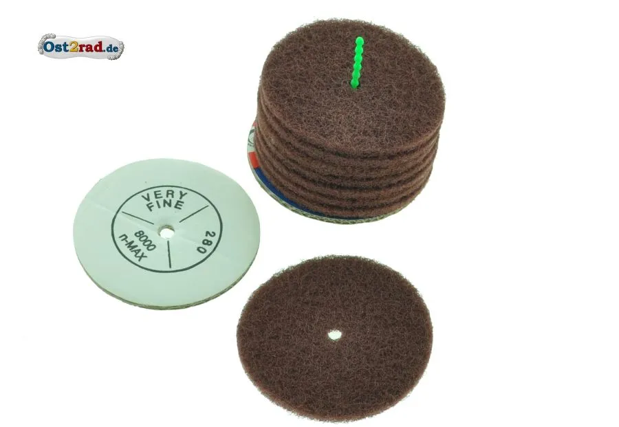 Set Ersatzscheiben Schleifkörper D80 P280 Set Ersatzscheiben Schleifkörper D80 P280