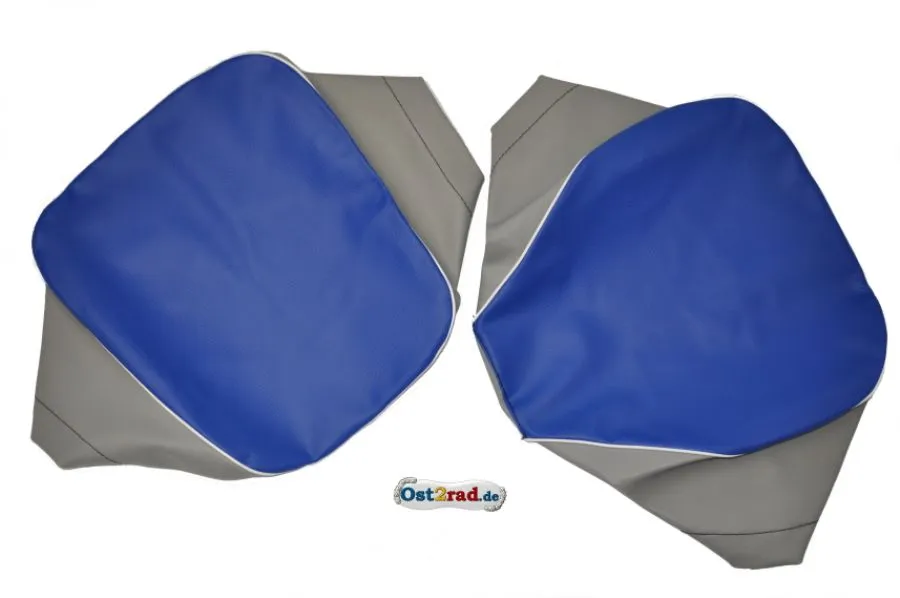 Set Sitzbezüge Einzelsitze SIMSON AWO -S 425 blau-grau Set Sitzbezüge Einzelsitze SIMSON AWO -S 425 blau-grau