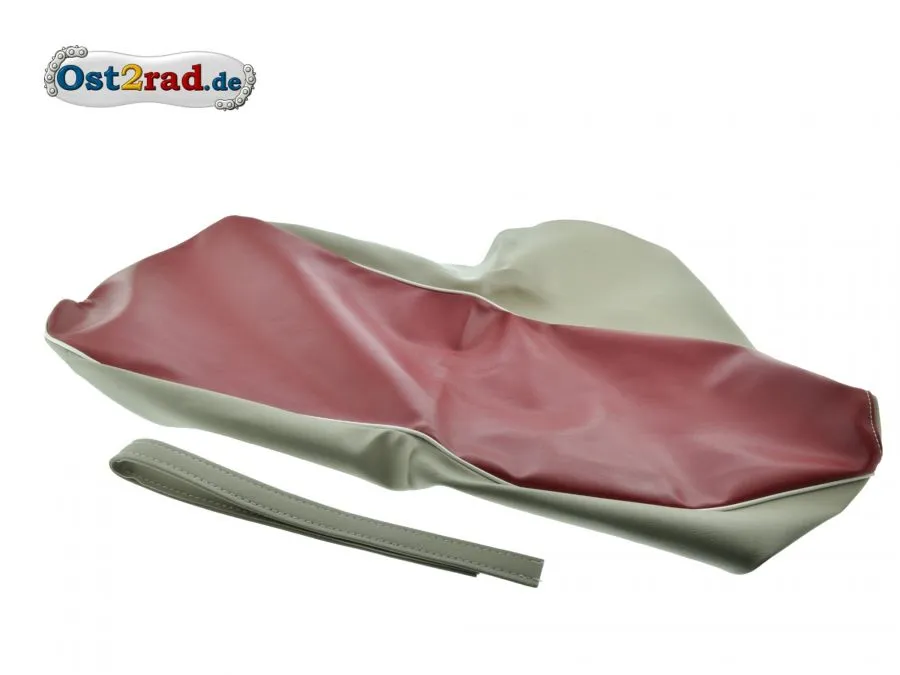 Sitzbezug Doppelsitzbank Simson AWO-S 425 rot-grau Sitzbezug Doppelsitzbank Simson AWO-S 425 rot-grau