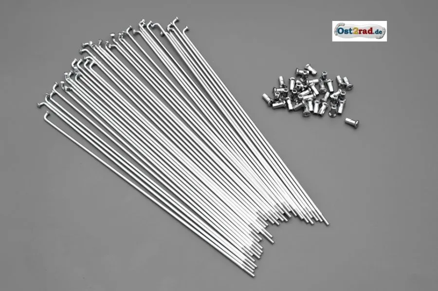 Speichensatz verchromt Vorderrad SIMSON Oldtimer SR1 Speichensatz verchromt Vorderrad SIMSON Oldtimer SR1