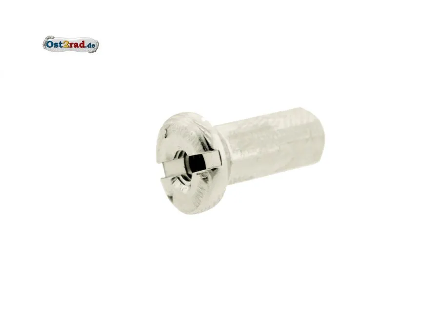 Nippel für Speiche M4 Edelstahl-Optik, Länge 16mm Nippel für Speiche M4 Edelstahl-Optik, Länge 16mm