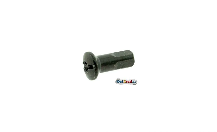 Nippel für Speiche M4 schwarz, Länge 18mm Nippel für Speiche M4 schwarz, Länge 18mm