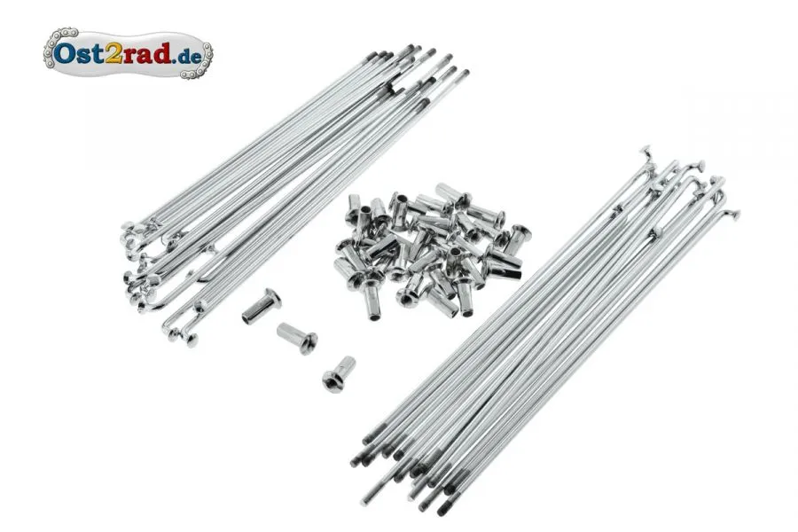 Speichensatz Jawa Perak Vorderrad Typ 11, Typ 18 CHROM Speichensatz Jawa Perak Vorderrad Typ 11, Typ 18 CHROM