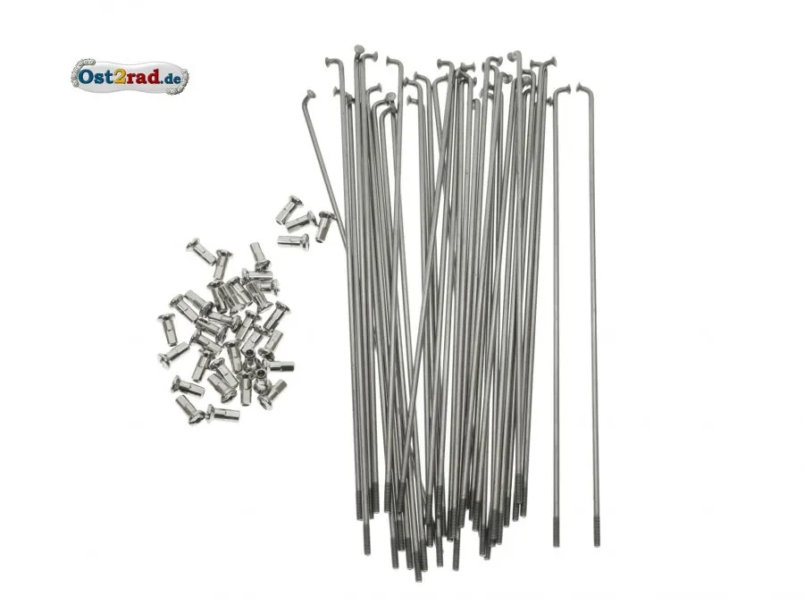 Speichensatz für SIMSON SR2 M3 210mm Edelstahl, Vollnabe Speichensatz für SIMSON SR2 M3 210mm Edelstahl, Vollnabe