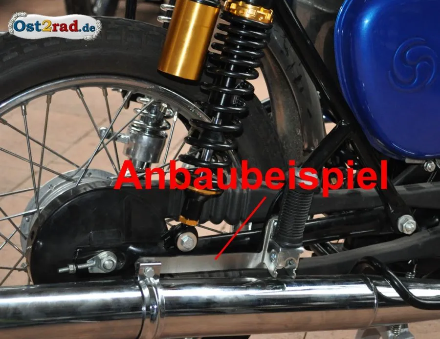 Sportauspuff Halter Edelstahl für Simson S51, S50 Sportauspuff Halter Edelstahl für Simson S51, S50