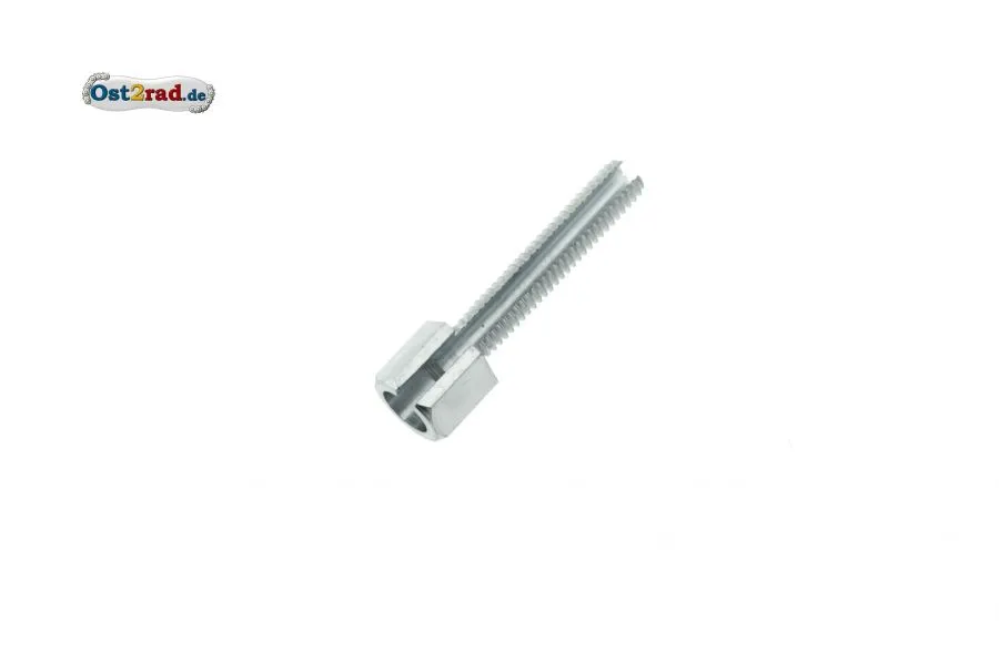 Stellschraube Bowdenzug ohne Mutter passend für Simson 40mm Stellschraube Bowdenzug ohne Mutter passend für Simson 40mm