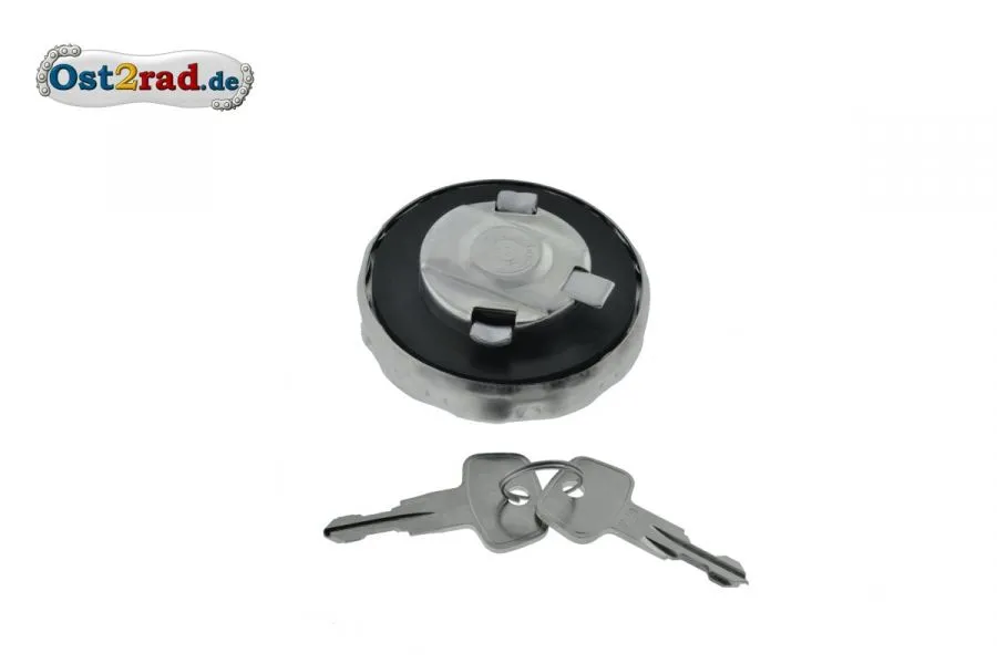 Tankdeckel verchromt SIMSON mit Schloss Tankdeckel verchromt SIMSON mit Schloss