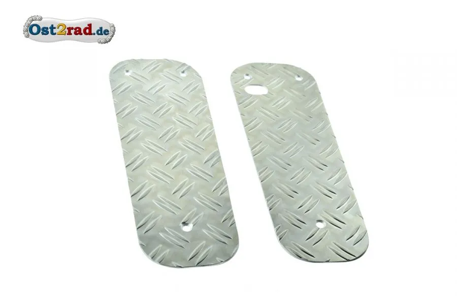Trittbretter SIMSON Schwalbe Alu-Riffelblech Trittbretter SIMSON Schwalbe Alu-Riffelblech