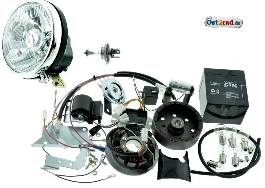 Vape 3 Zündung 12V H4 Halogen KOMPLETT, für Simson S50 S51 S53 mit Scheinwerfer Vape 3 Zündung 12V H4 Halogen KOMPLETT, für Simson S50 S51 S53 mit Scheinwerfer