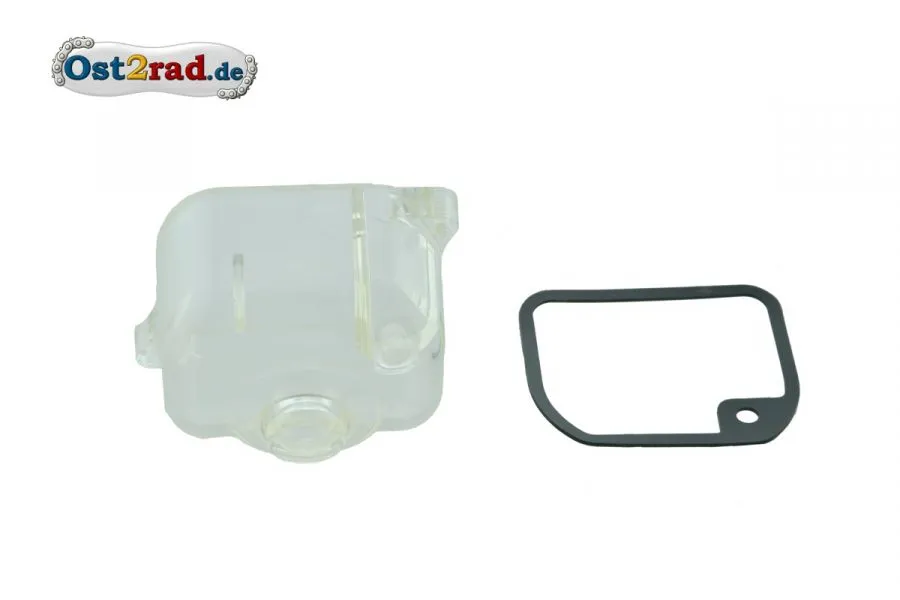 Vergaser Wanne Transparent mit Dichtung für alle Simson Vergaser Wanne Transparent mit Dichtung für alle Simson