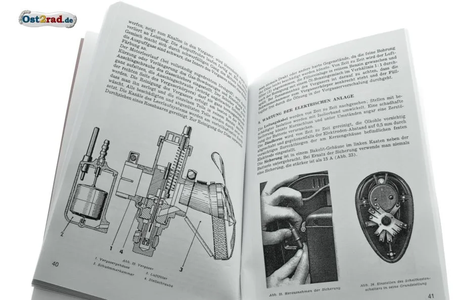 Technische Beschreibung und Wartungsanleitung JAWA 353 354 /03 deutsch Technische Beschreibung und Wartungsanleitung JAWA 353 354 /03 deutsch